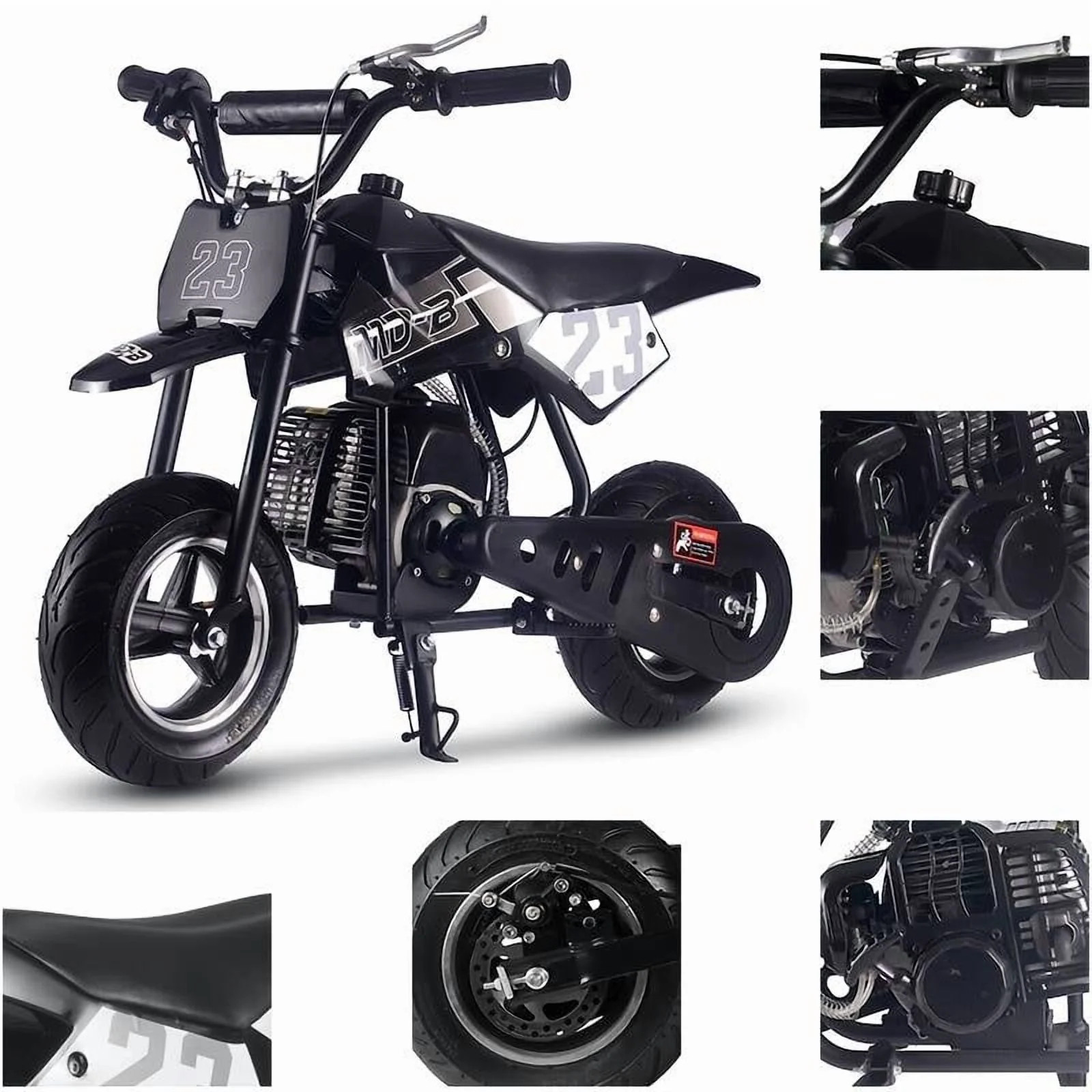 Mini Kid Dirt Bike,49 CC 2-Stroke Gas Bike for Off-Rode Tire,Max Load 160Lbs,Up to 20Mph,EPA Appr... | Walmart (US)