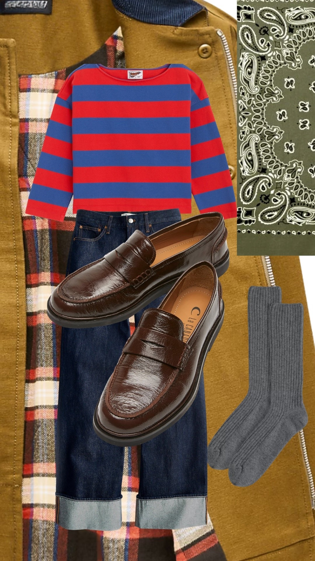 Here’s how I would style these @lacanadienneshoes loafers