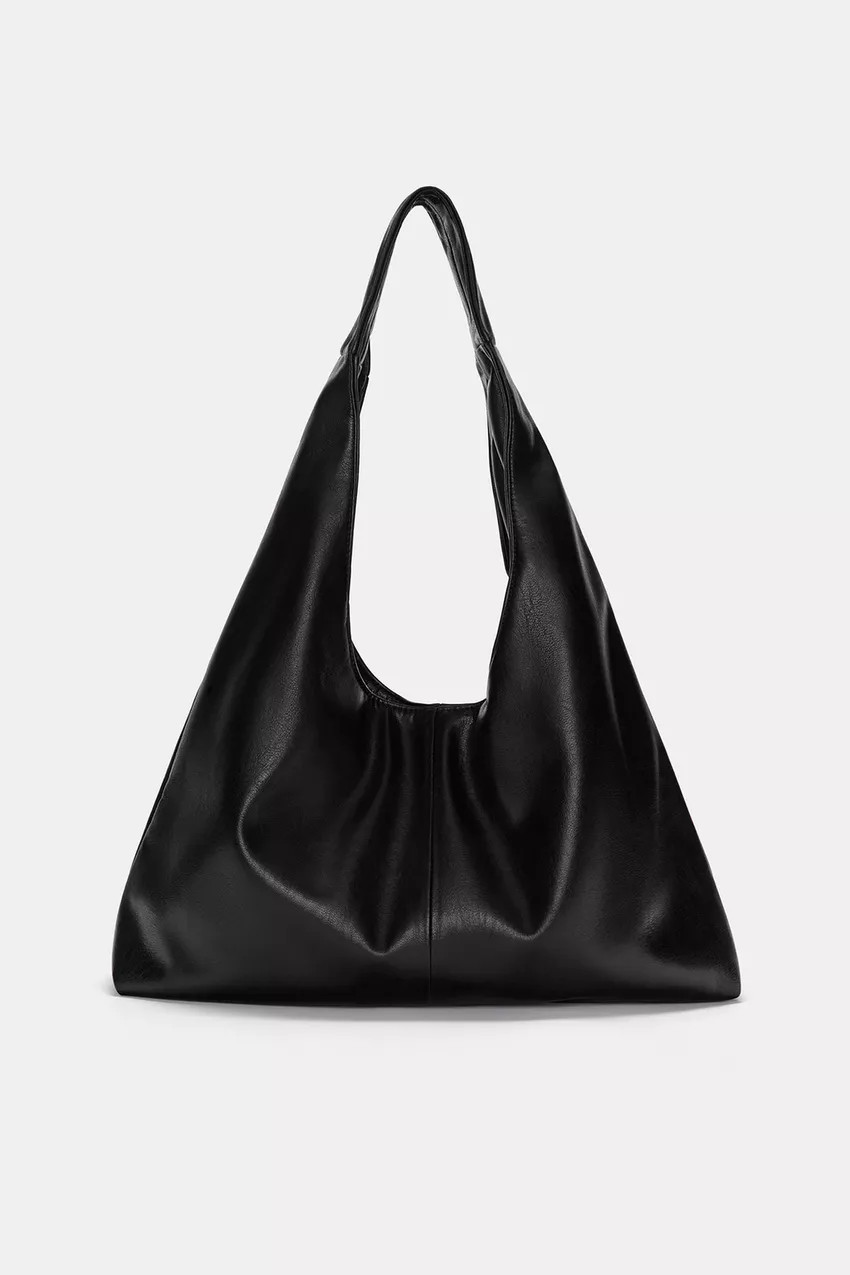 Faux leather shopper bag | PULL and BEAR UK