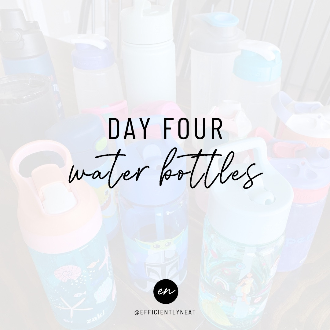 🙋🏻‍♀️Is it just me or do your water bottles seem to reproduce over night??

💦 If your water bottle collection is feeling out of control… its ok, because we are going to fix it! 🙌🏼

👉🏼 Swipe through this post for all my tips & tricks to get your water bottle collection decluttered & organized 🎉

✨As a reminder, this challenge doesn’t require you to buy a thing, but if you are looking for ways to store your items more efficiently… check out today’s stories, click the link in my bio or follow @efficientlyneat on the LTK app!

#LTKhome #LTKfamily #LTKfindsunder50