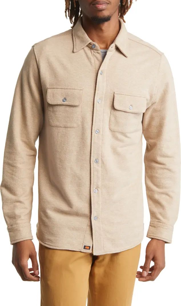 Textured Knit Long Sleeve Button-Up Shirt | Nordstrom