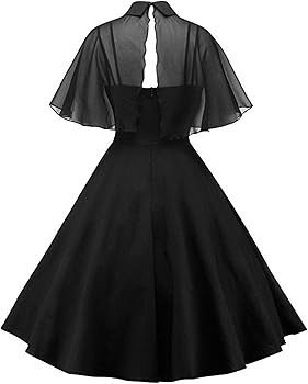 GownTown Women's 1950s Cloak Two-Piece Cocktail Dress | Amazon (US)