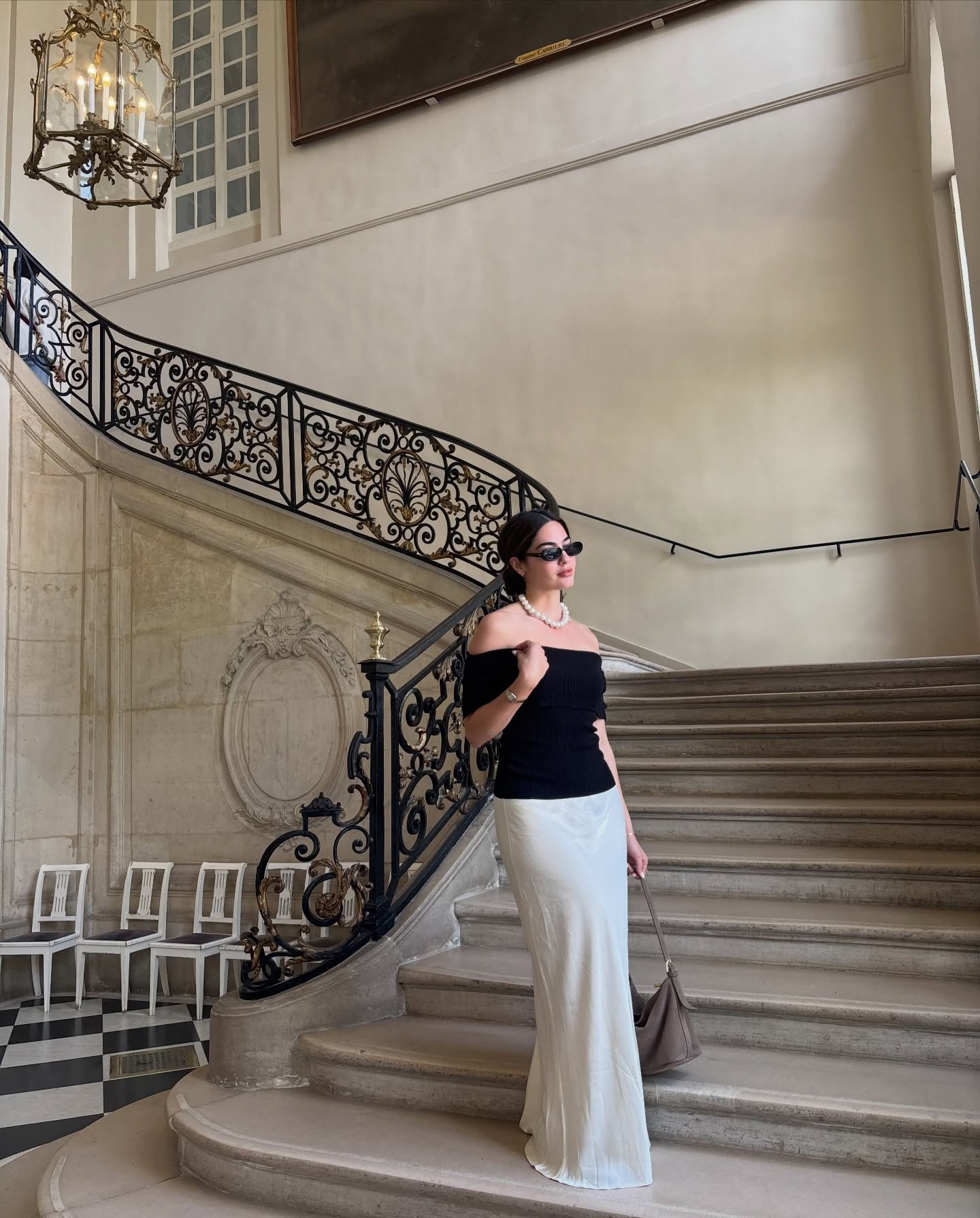 A classic black and white look 