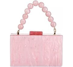 Gets Acrylic Clutch Purse for Women with Acrylic Beads Chain Cute Purses and Handbags for Women Wedd | Amazon (US)