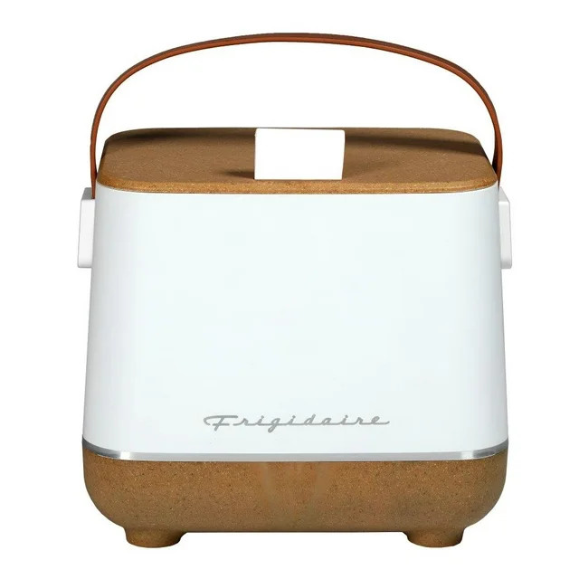 Frigidaire, Portable Top Opening Lid Insulated 6-Can Beverage Fridge - EFMIS310, White | Walmart (US)