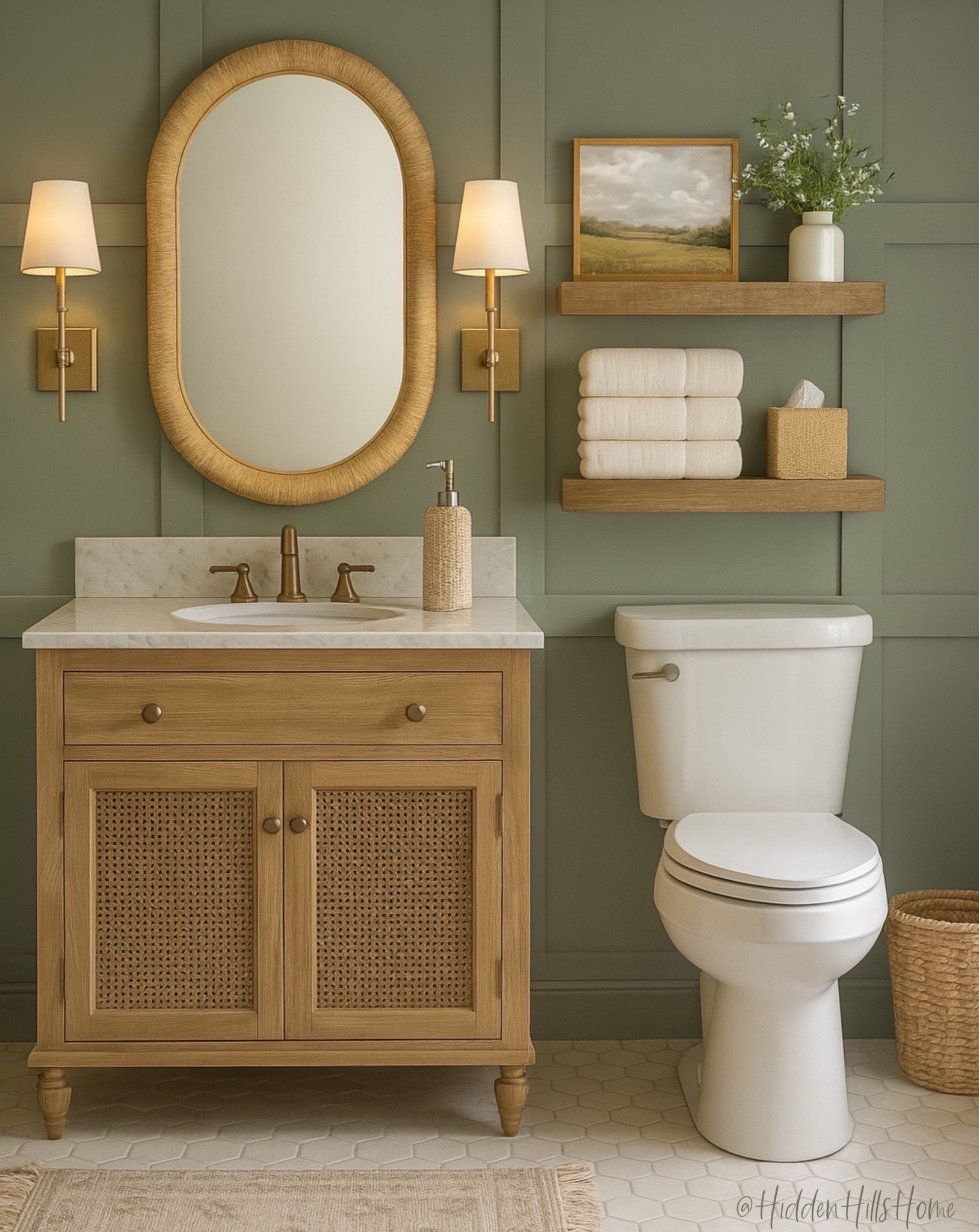 Bathroom decor ideas, bathroom vanity, mirror, home decor ideas, Sage green bathroom with neutral decor
Wall color: Sherwin Williams Coastal Plain 



#LTKSaleAlert #LTKHome #LTKSeasonal