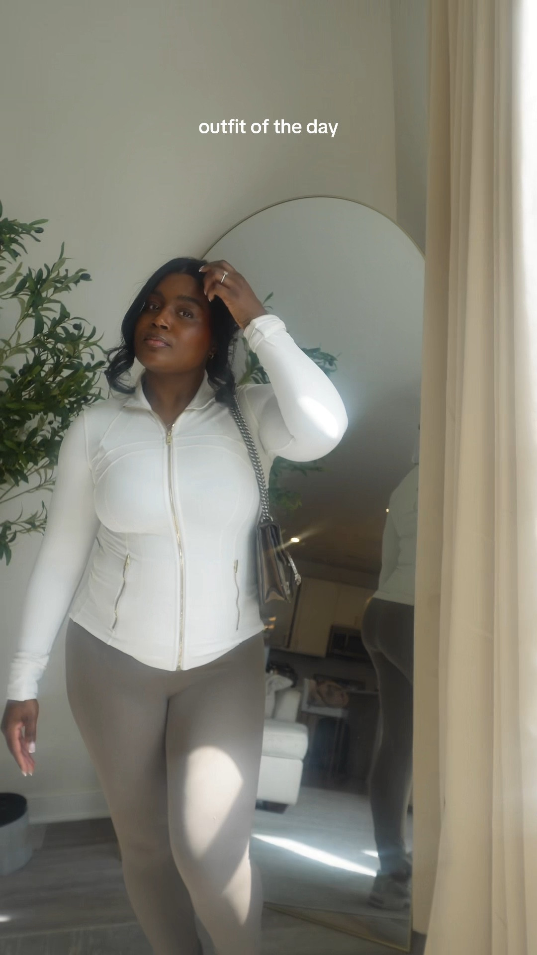 Simple, effortless, and perfect for everyday wear 🤍 Sharing today’s outfit of the day! I love putting together pieces that are comfy but still look put together. This look is perfect for running errands, mom life, coffee runs, or casual days out. @lululemon 

#LTKgrwm #LTKootd #LTKMidsize