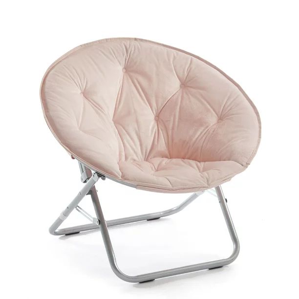 Urban Shop Kids Micromink Saucer Chair, Available in Multiple Colors | Walmart (US)
