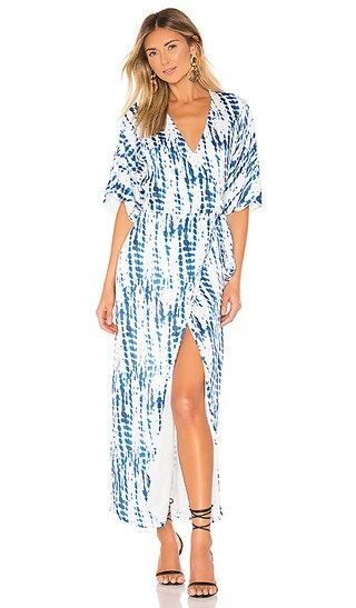 House of Harlow 1960 X REVOLVE Rochelle Dress in White & Blue Tie Dye | Revolve Clothing (Global)