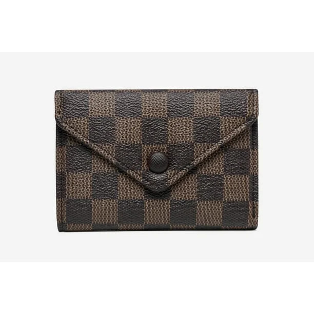 Daisy Rose Trifold RFID Blocking Wallet - PU Vegan Leather Multi Card Holder Organizer Small - Br... | Walmart (US)