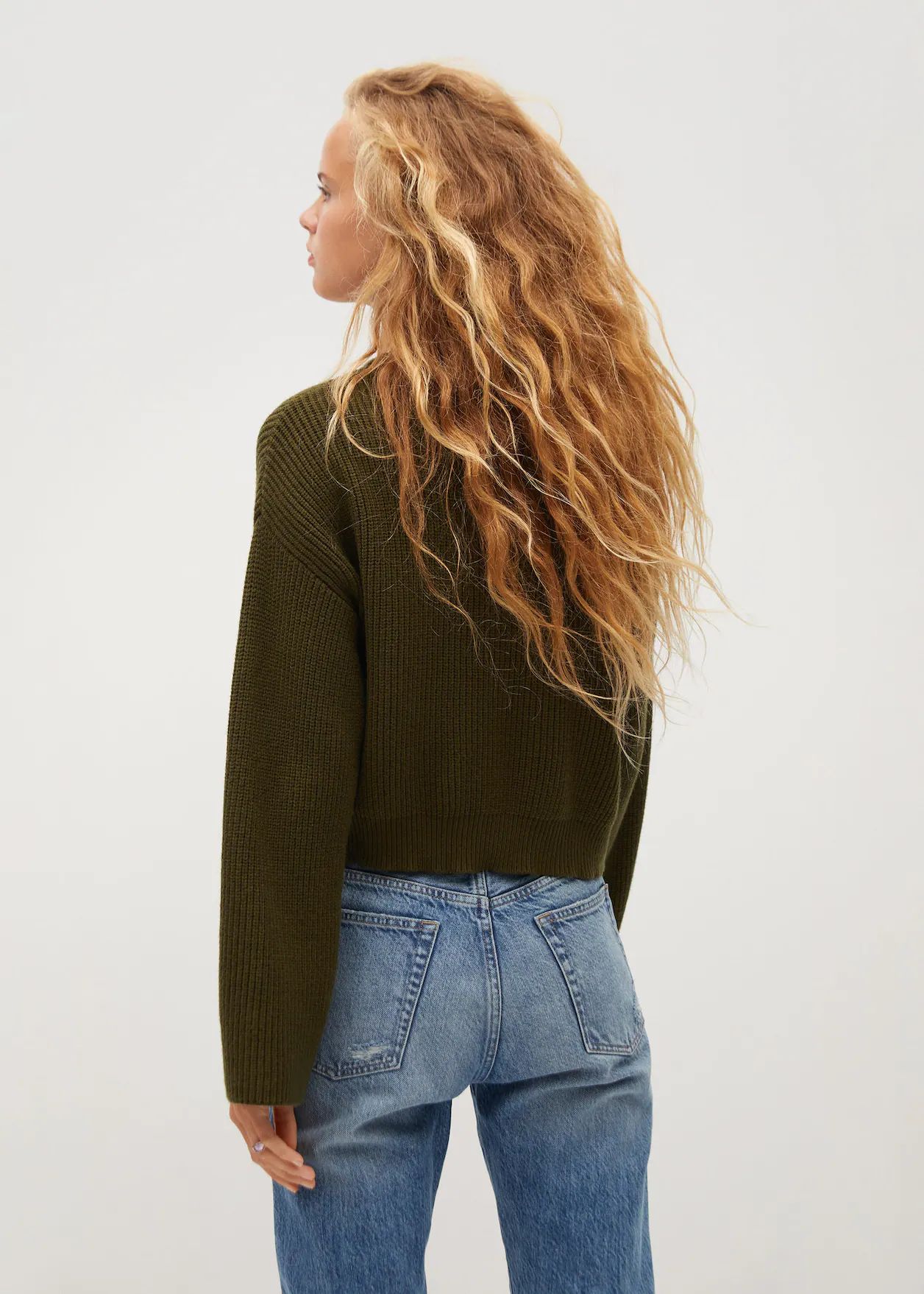 Ribbed knit sweater | MANGO (US)