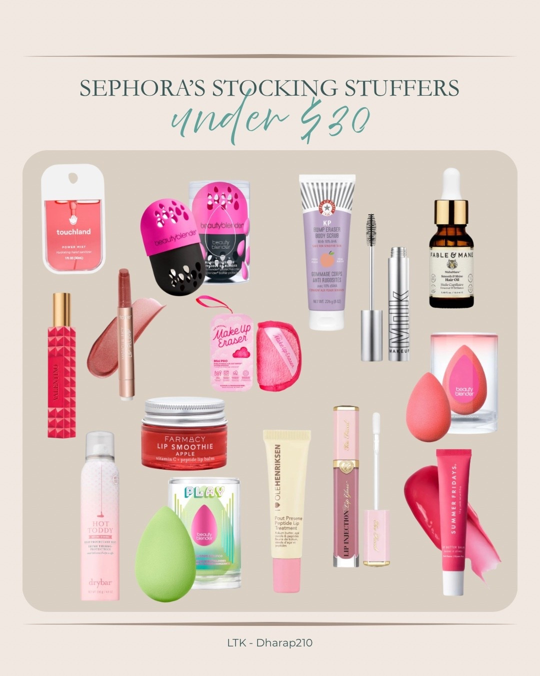 Stocking stuffer must-haves 🎄
Rounded up the best beauty minis under $30 — lip balms, skincare, beauty tools + more. Shop them all on LTK! 💕

#LTKGiftGuide #LTKCyberWeek #LTKBeauty