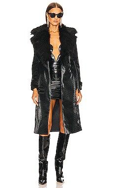 Michael Costello x REVOLVE Susana Coat in Black from Revolve.com | Revolve Clothing (Global)