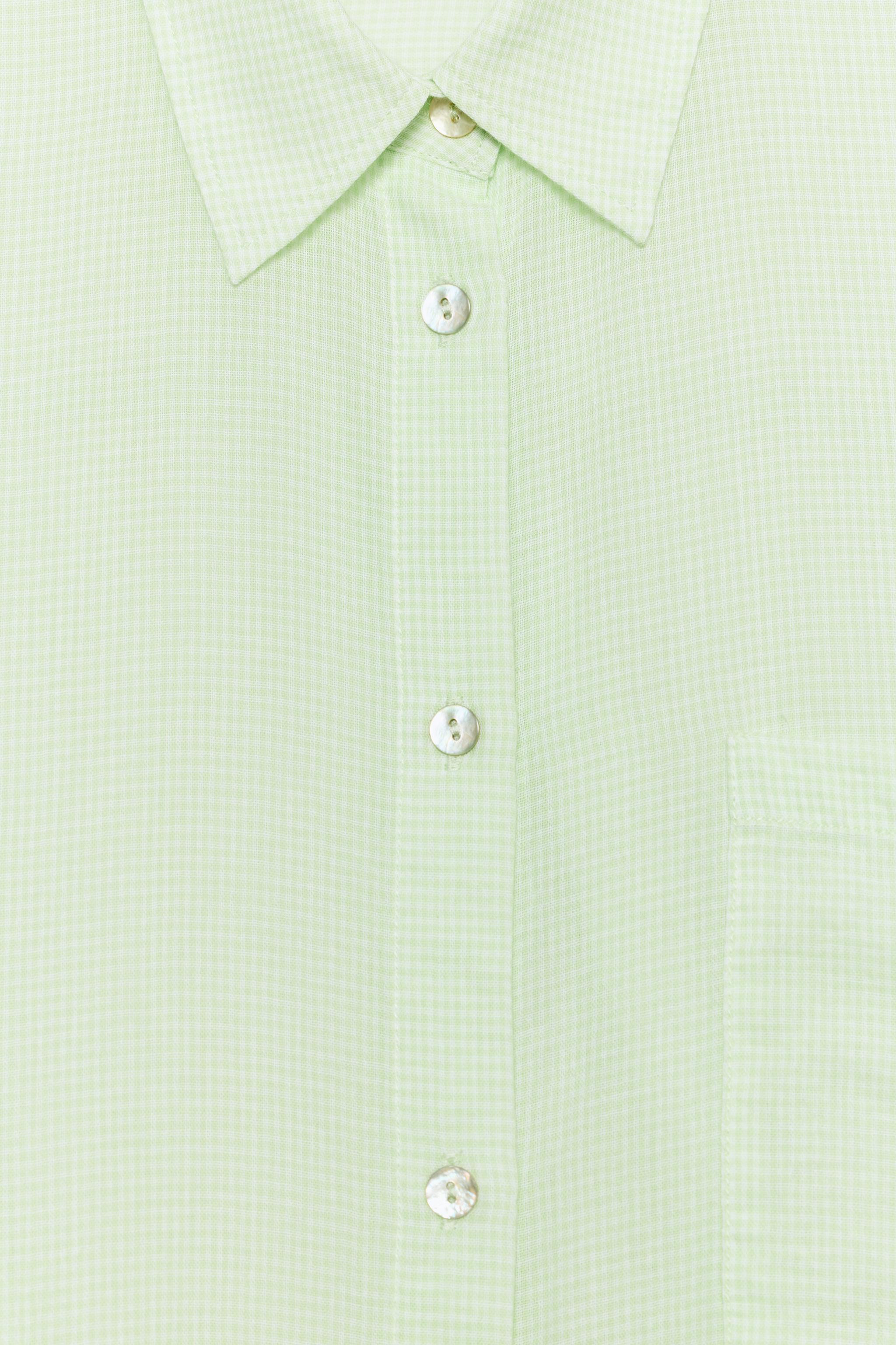 ZW COLLECTION OVERSIZE CHECK SHIRT | Zara UK