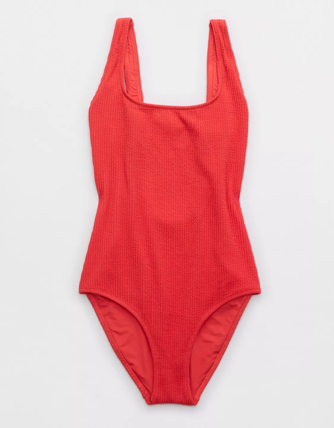 Aerie Crinkle Scoop Full Coverage One Piece Swimsuit | Aerie