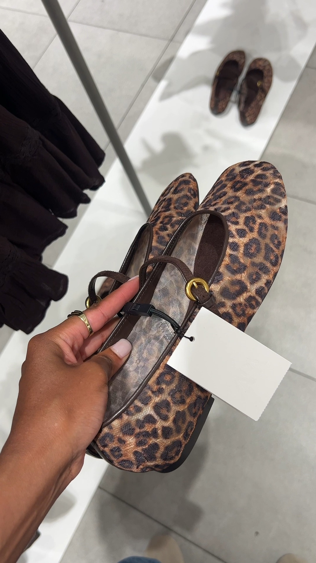 Animal print flats, mesh flats, trendy