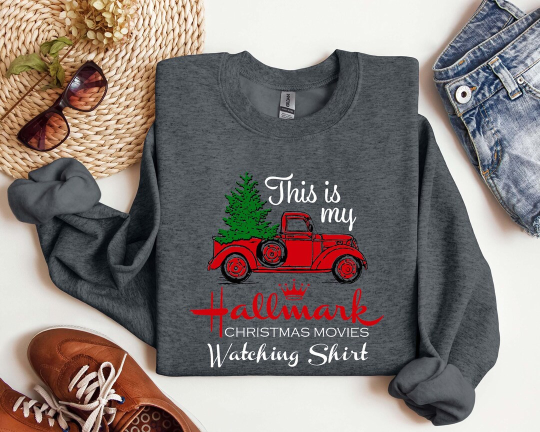 This is My Hallmark Christmas Movie Watching Sweatshirt - Etsy | Etsy (US)