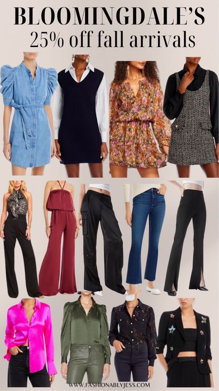 Many of my favorite designers are included in the sale 25% off Bloomingdale’s. Fall outfits.

#LTKsalealert #LTKfindsunder100 #LTKover40