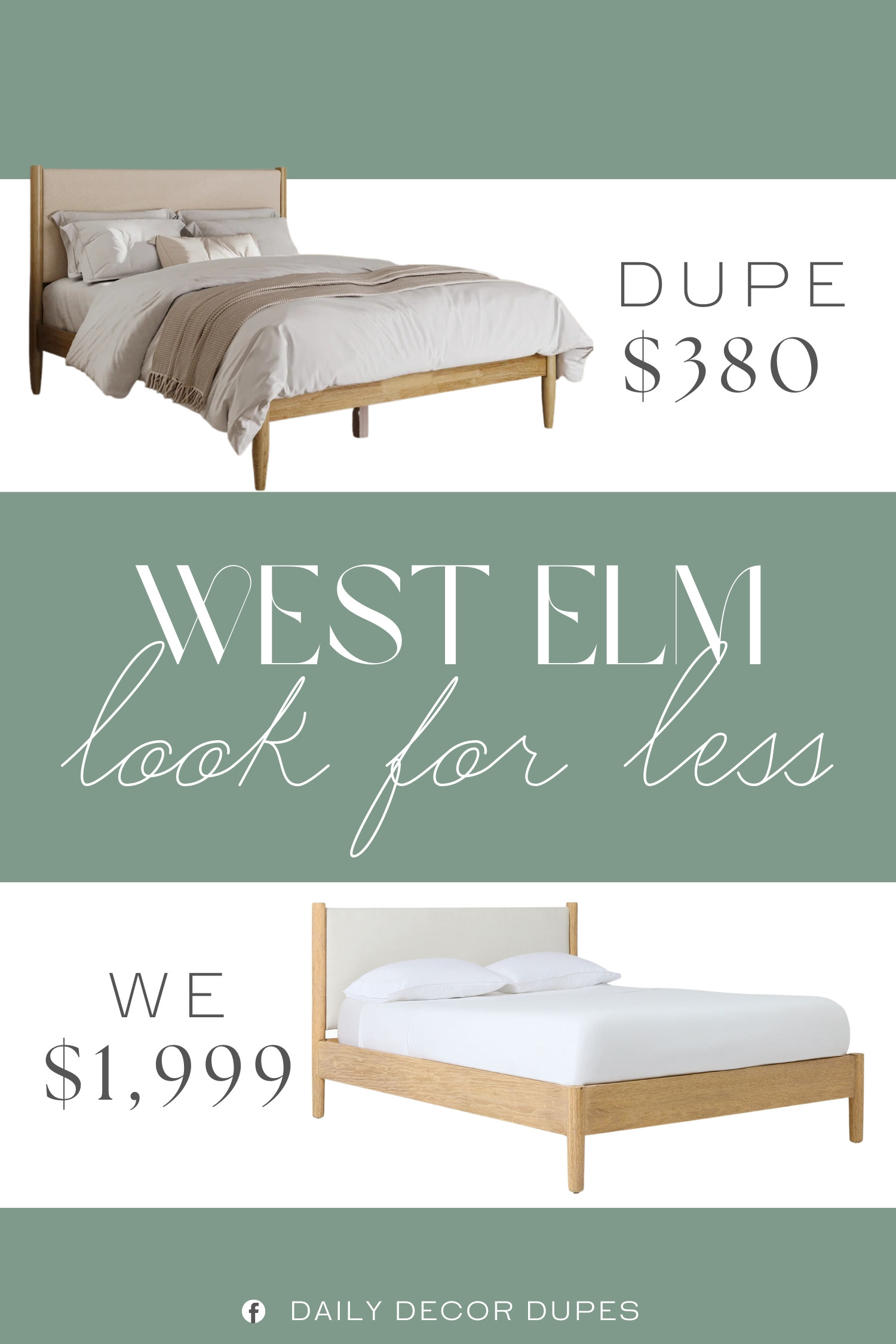 Inspired by West Elm Hargrove Bed. Upholstered Platform Bed. Boucle Upholstered Bed. Solid Wood Bed Frame. Boucle Bed Frame. Modern Platform Bed. Contemporary Bed Frame. Wood Platform Bed. Queen Size Upholstered Bed. Modern Rustic Bed. 

Home more affordable option find copy cat similar look for less budget friendly affordable cheap cheaper beautiful pretty. Clearance sale coupon code discount code promo code luxury lookalike look a like Inspo inspiration inspired by idea ideas Love like these? I share multiple every day in my FB group.
#westelminspired #upholsteredbed #platformbed #solidwoodbed #modernbedroom #furniturefinds #bedroominspo #bedframe 

 #LTKHome