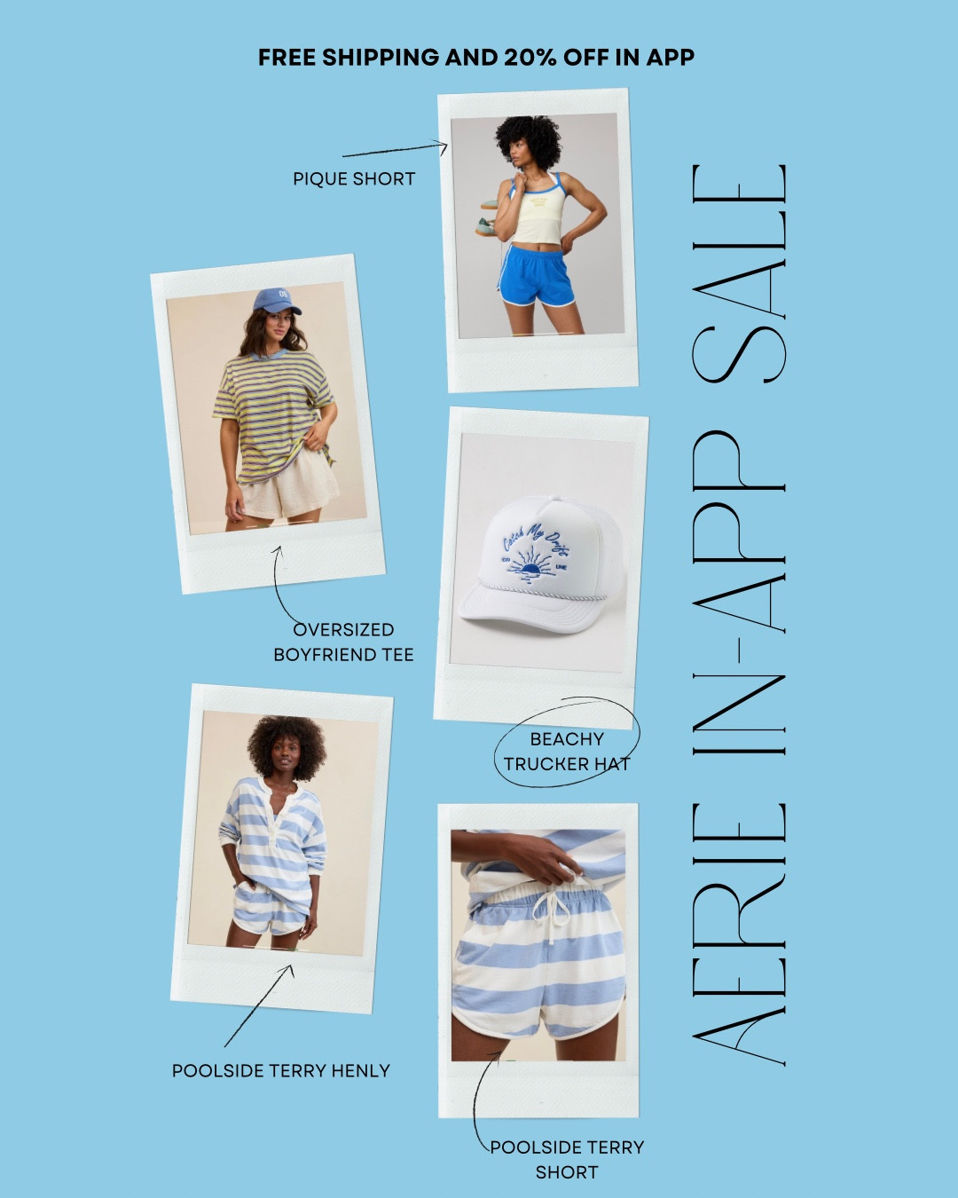 The @Aerie in-app sale is LIVE! Here are the things you need for a perfect spring summer wardrobe 🌊☀️

#springclothes #summerclothes

#LTKSaleAlert #LTKmomlife #LTKxAerie