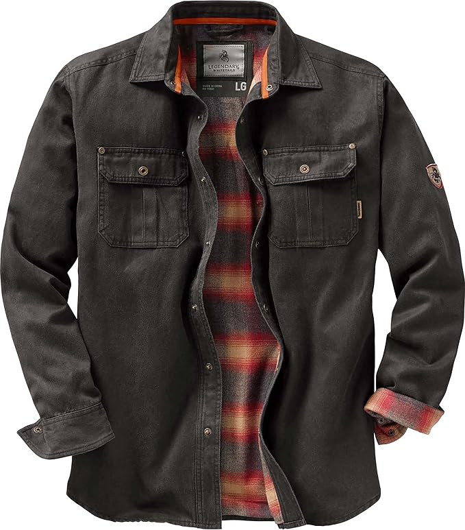Legendary Whitetails Men's Journeyman Shirt Jacket | Amazon (US)