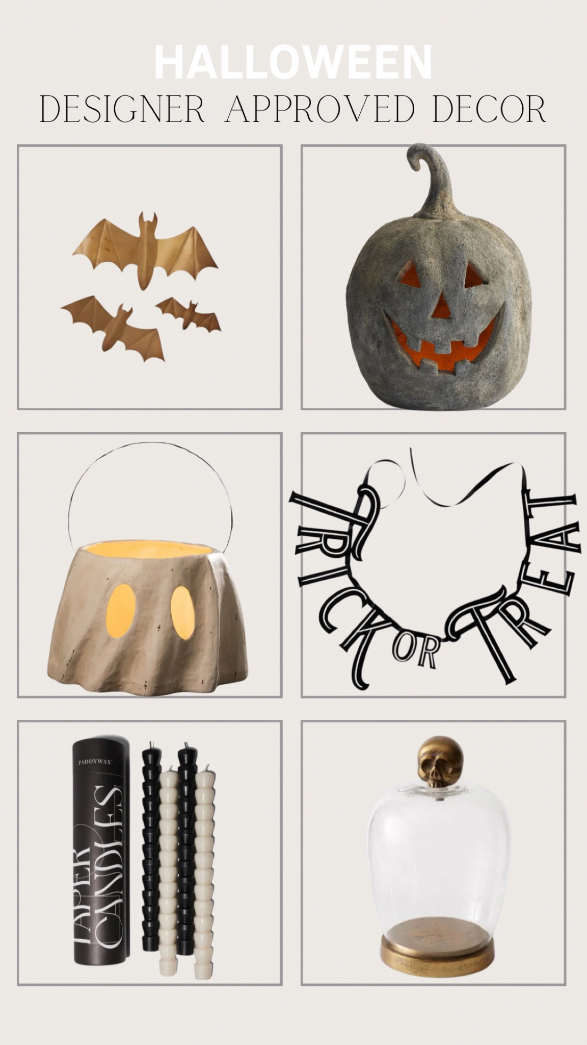 Designer approved Halloween decor, Halloween decorations, classic Halloween decorations, Halloween for the home

#LTKHome #LTKFindsUnder50 #LTKSeasonal