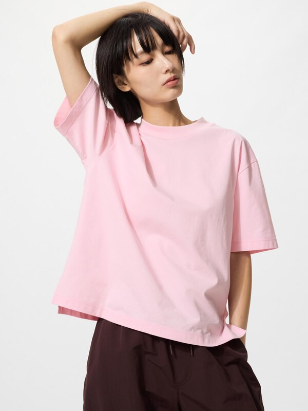 AIRism Baumwolle T-Shirt (Rundhals) | UNIQLO (DE)