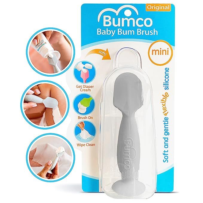Bumco Diaper Cream Brush - Mini Baby Bum Brush with Travel Case, Baby Butt Paste Diaper Cream Spa... | Amazon (US)