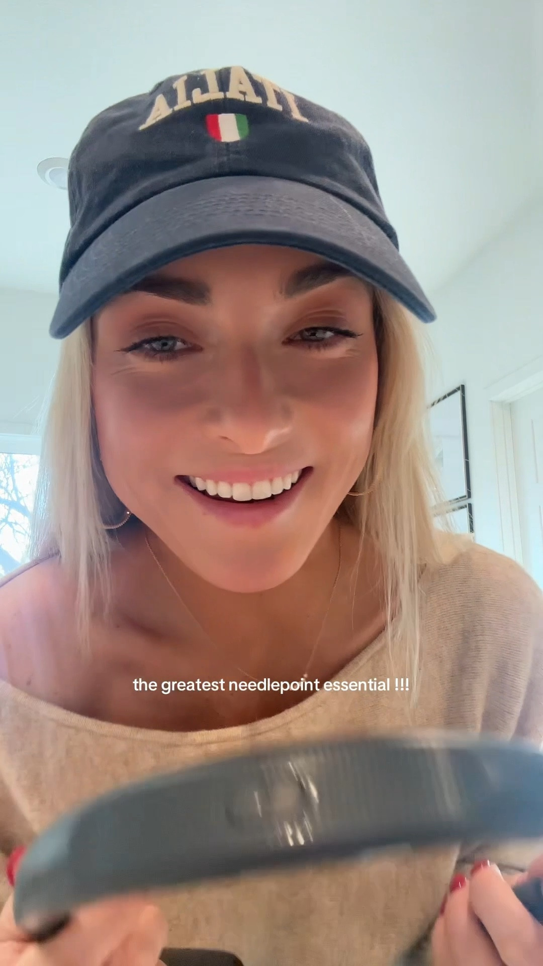 Needlepoint gadget that is essential!!! Helps minimize errors greatly! Great for my crafting girlys. Comes in so many colors! 