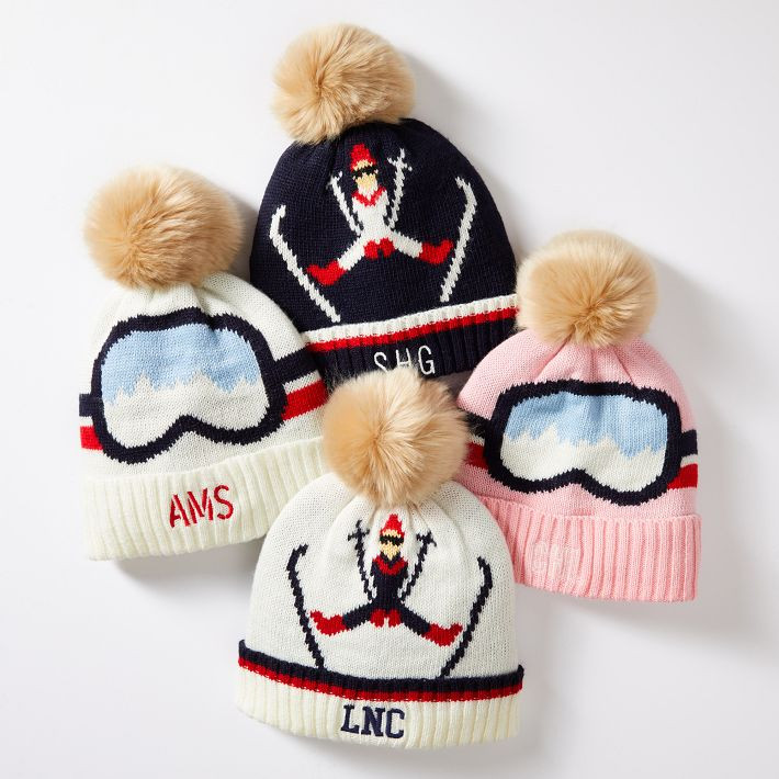 Faux Fur Pom Pom Hat | Mark and Graham