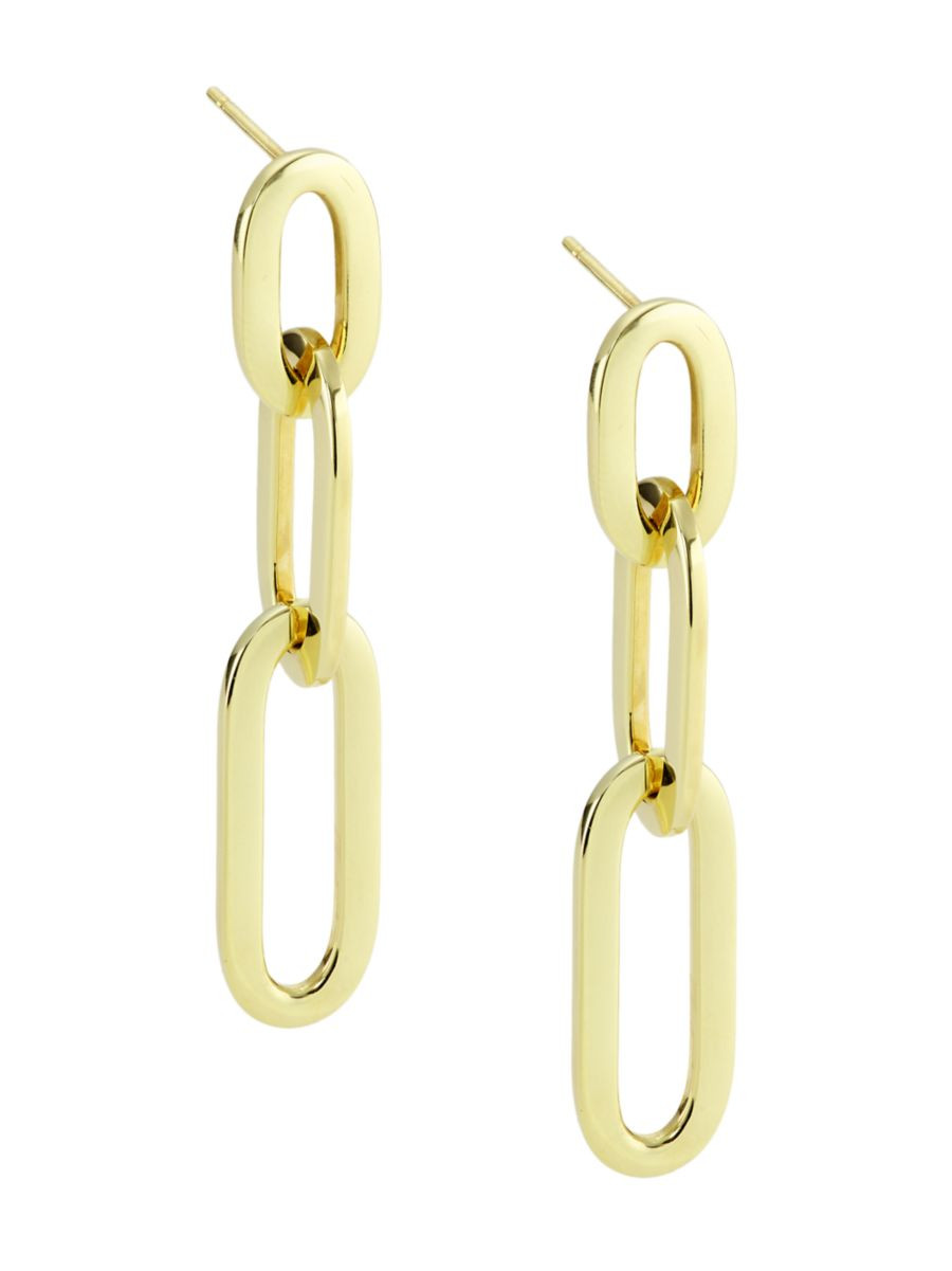14K Yellow Gold Chain Drop Earrings | Saks Fifth Avenue