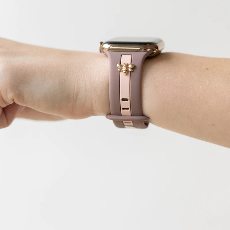 Honey Bee Me Mauve and Blush Apple Band | StrawberryAvocados