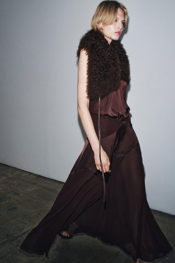 LONG COMBINATION DRESS | Zara US