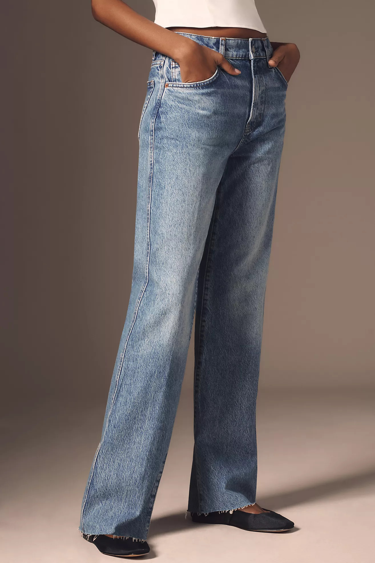 Reformation Val 90s Mid-Rise Straight-Leg Jeans | Anthropologie (US)