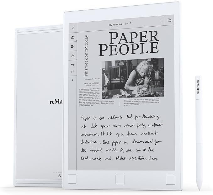 reMarkable - The Paper Tablet - 10.3" Digital Notepad, Paper-Feel with Low Latency and Glare-Free... | Amazon (US)