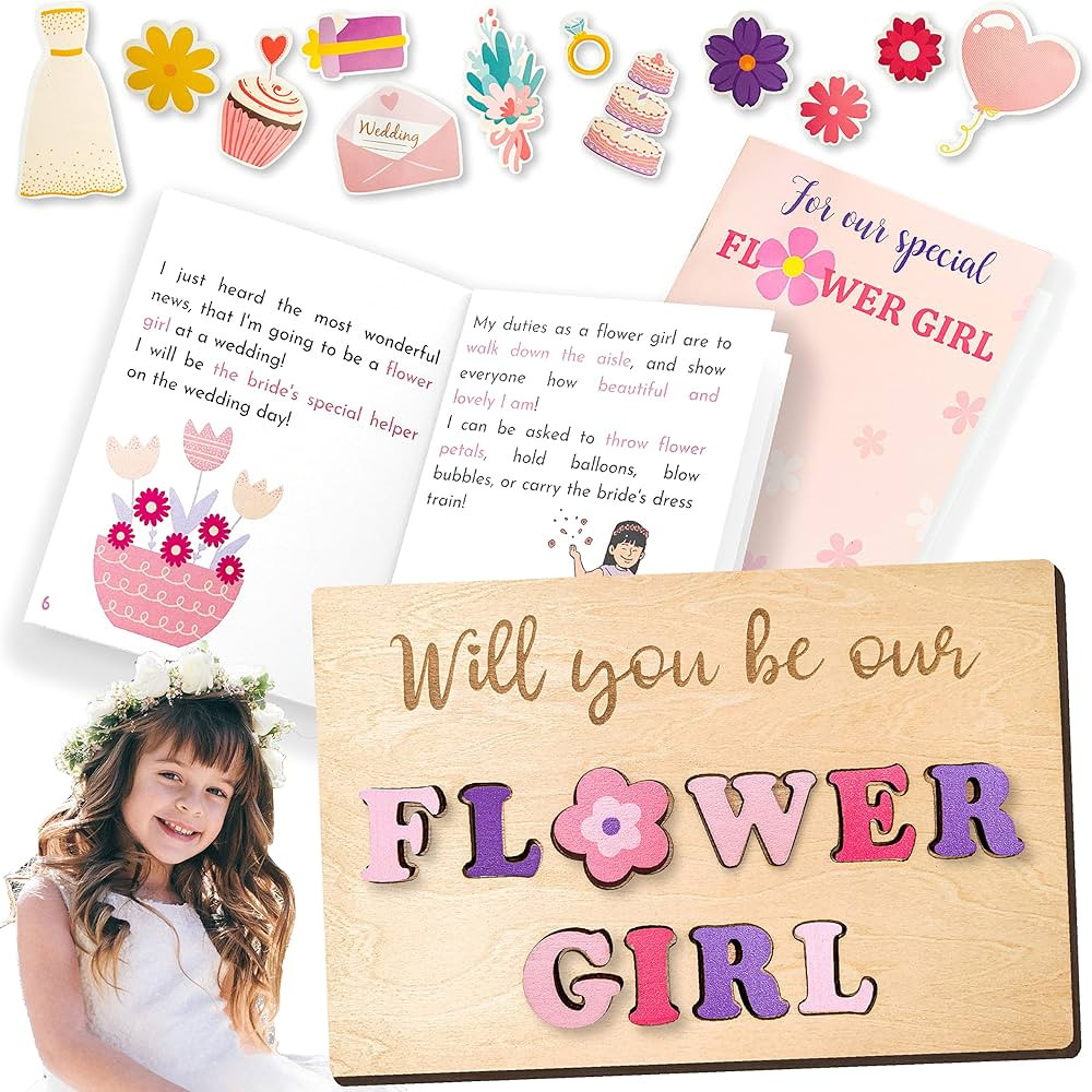 STOFINITY Flower Girl Proposal Gifts - Will You Be My Flower Girl Proposal Box - Flower Girl Gift... | Amazon (US)