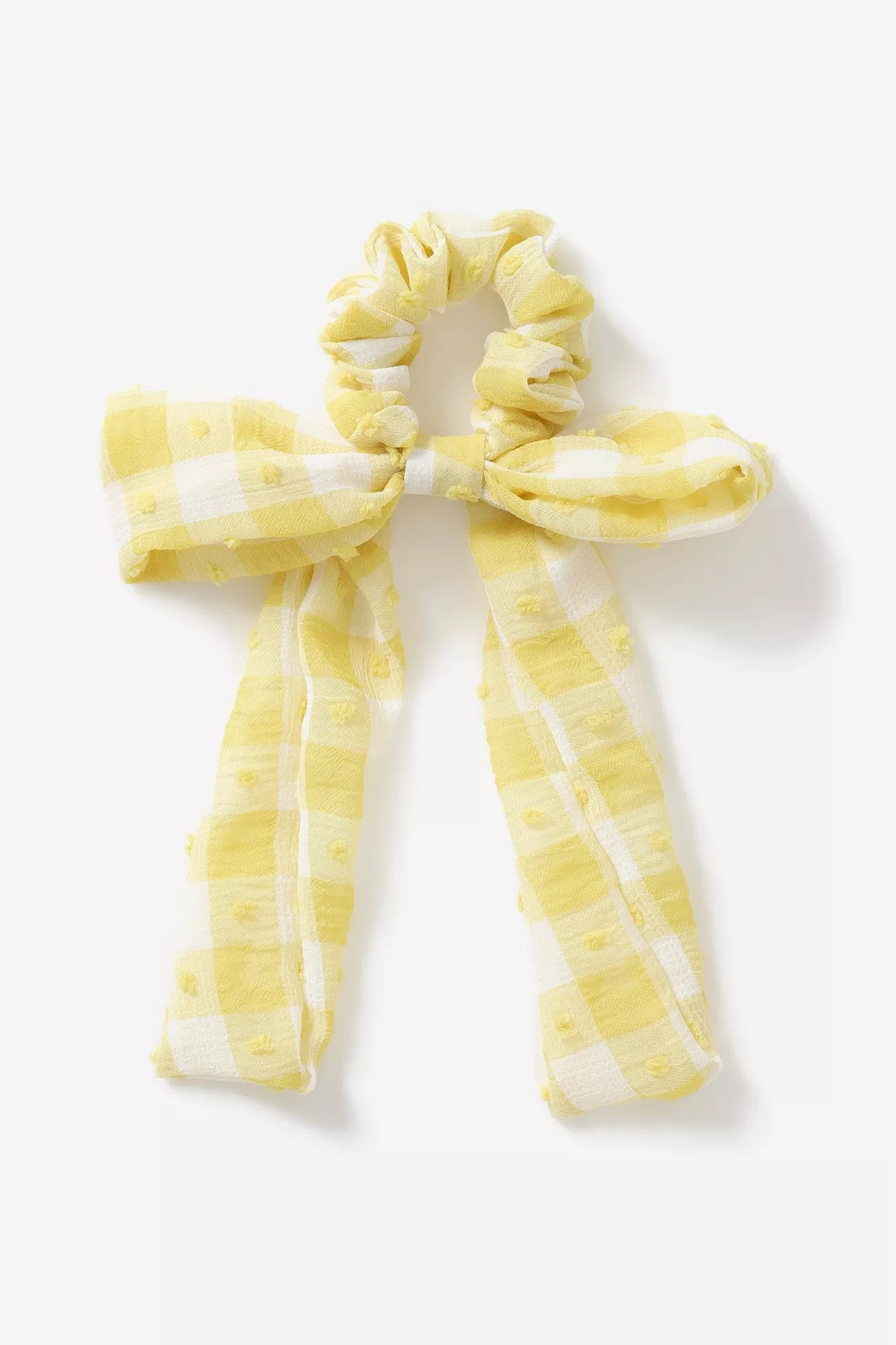 **Checkered Bow Scrunchies | Topshop UK