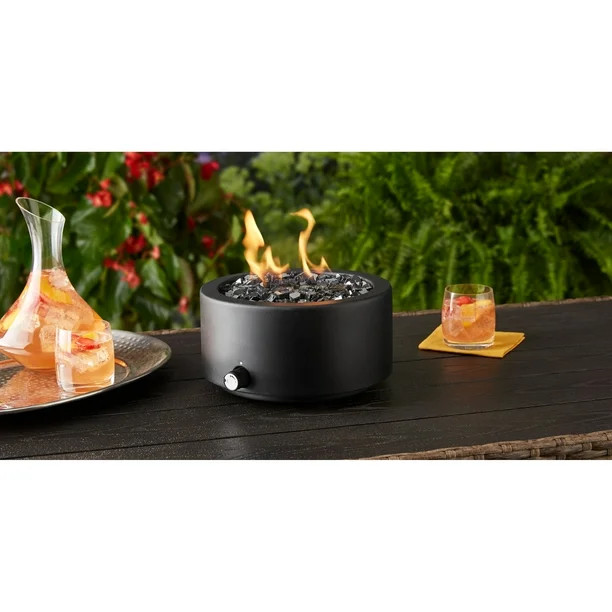 Better Homes & Gardens 10 inch Round Tabletop Gas Fire Pit - Walmart.com | Walmart (US)