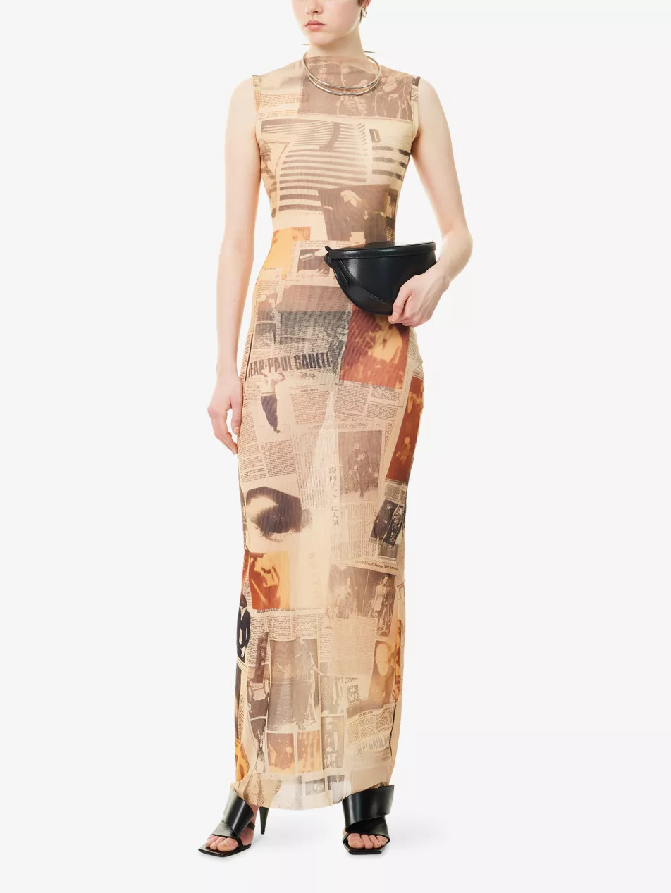 Sleeveless Printed Woven Maxi Dress | Selfridges