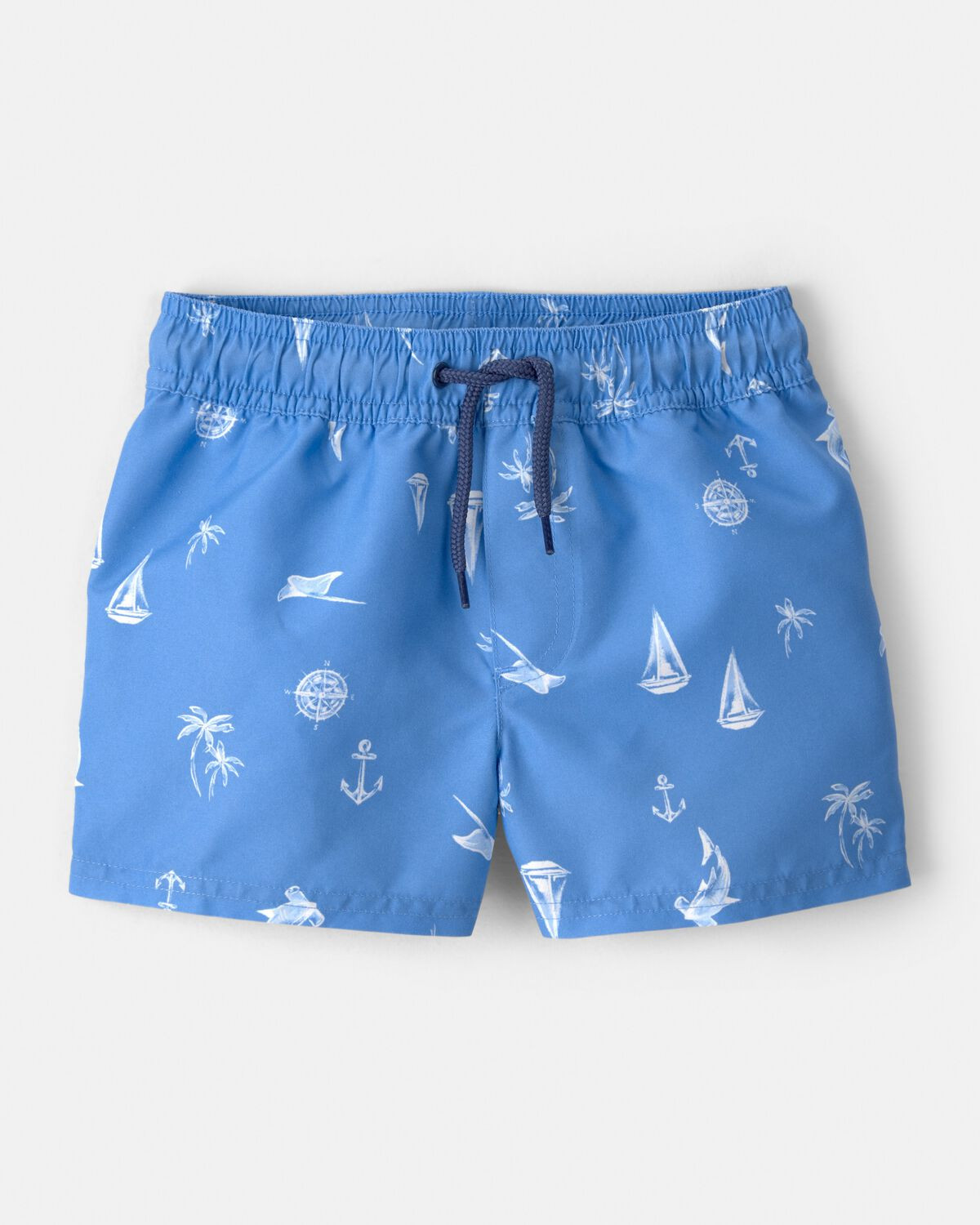 Toddler Boy Sailboat Swim Trunks - Blue | Carter's Inc