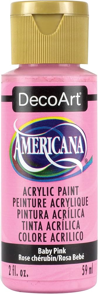 DecoArt Americana Acrylic Paint, 2-Ounce, Baby Pink | Amazon (US)