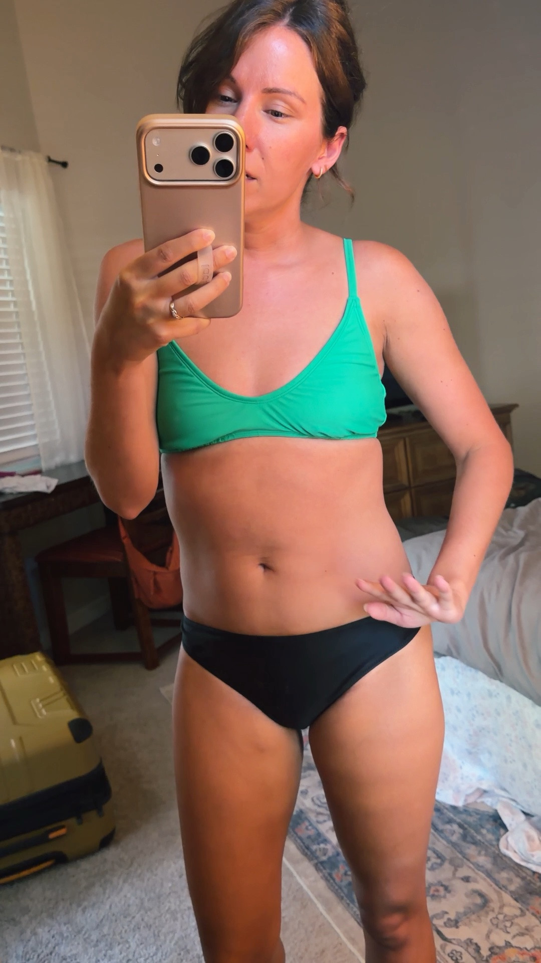 Xs on my bikini top and bottoms (I thought my bikini top was sold out but they brought it back this year!)

#LTKootd #LTKSwim #LTKPetite