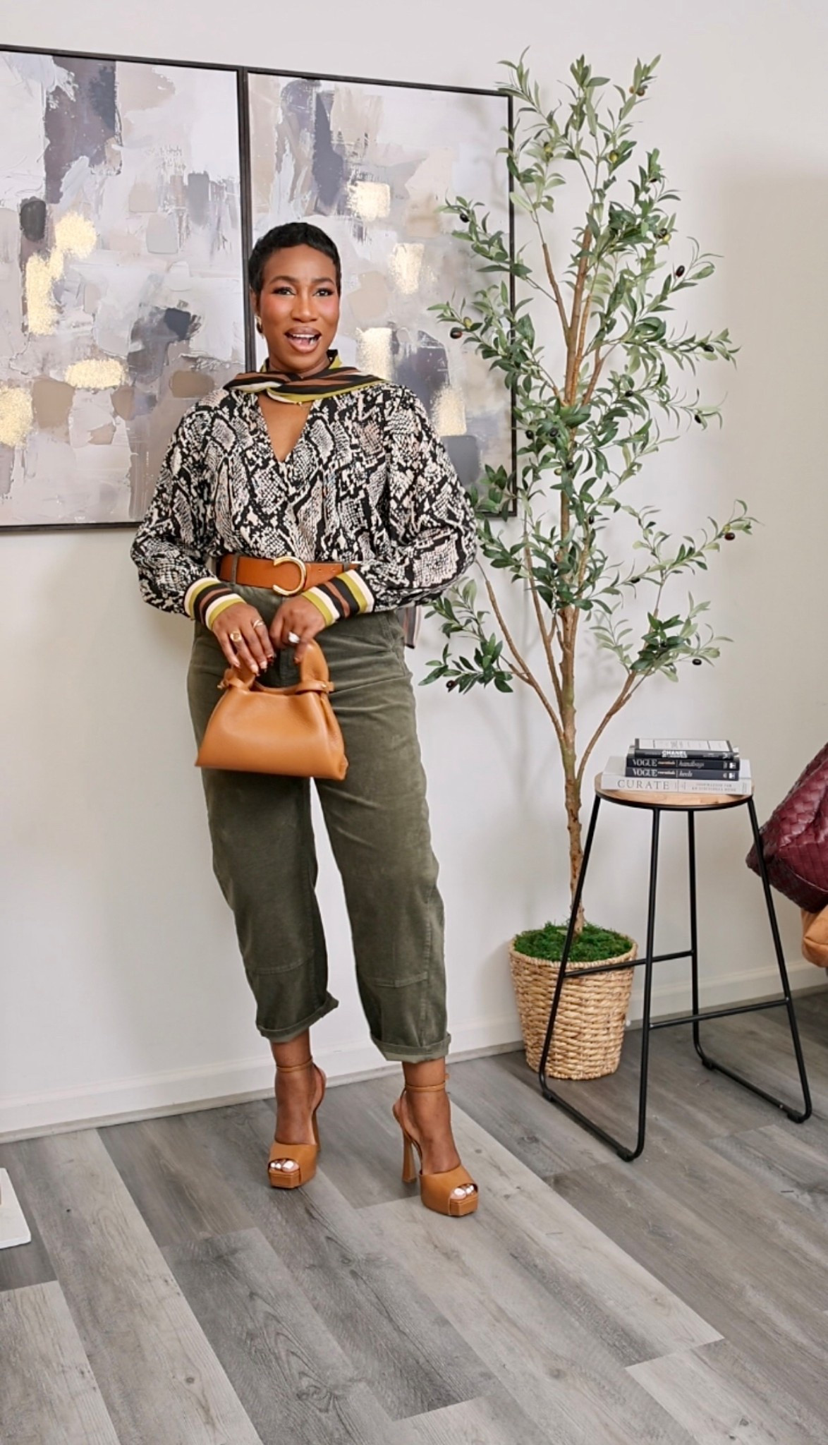 JCPenney Fall Fashion… Live this printed top with contrasting neck tie and cuffs. 
Size large top
Size 8 pants


#LTKStyleTip #LTKSaleAlert #LTKSeasonal