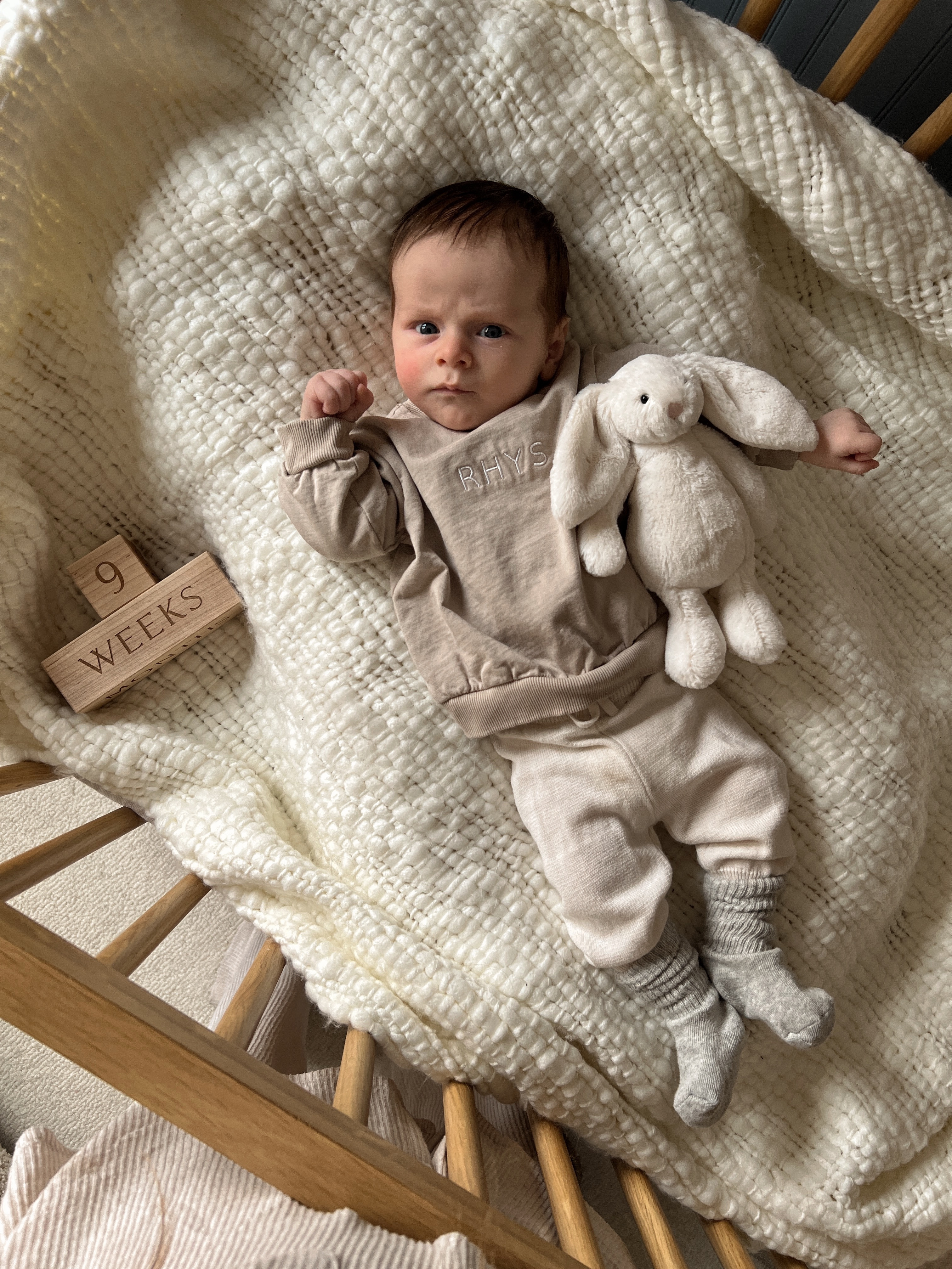 Cute baby boy outfit - embroidered crewneck for baby name 

#LTKBaby