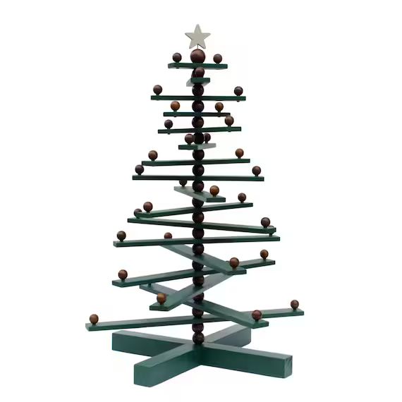 Wood Christmas Tree Beaded 2ft | Etsy | Etsy (US)