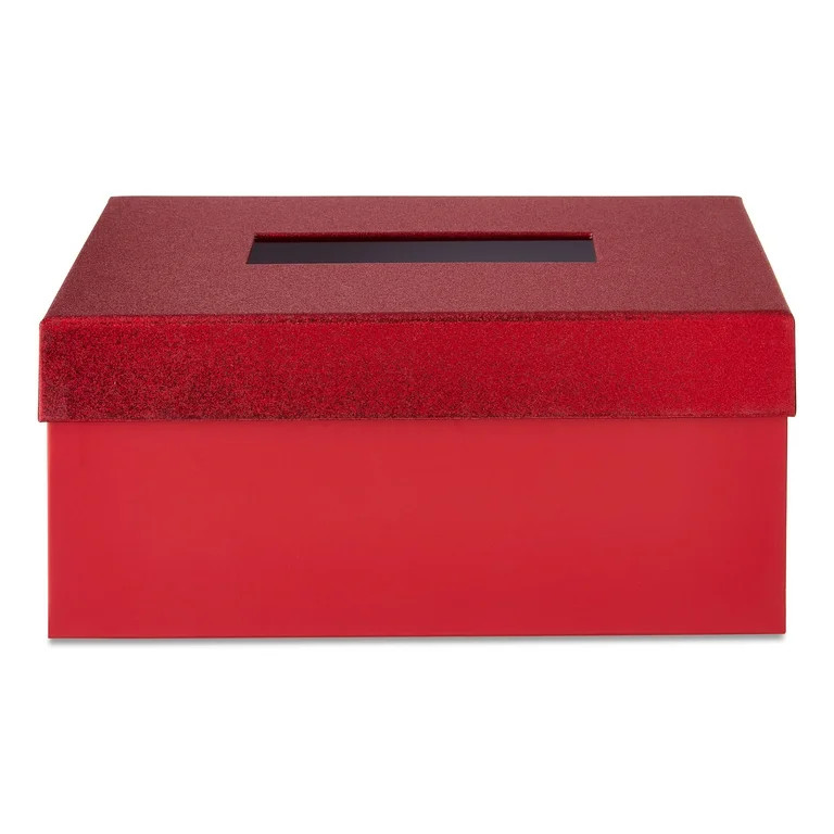 Rectangle Paper Mailbox, Red, 10" x 6" x 4", Valentine's Day by Way To Celebrate | Walmart (US)