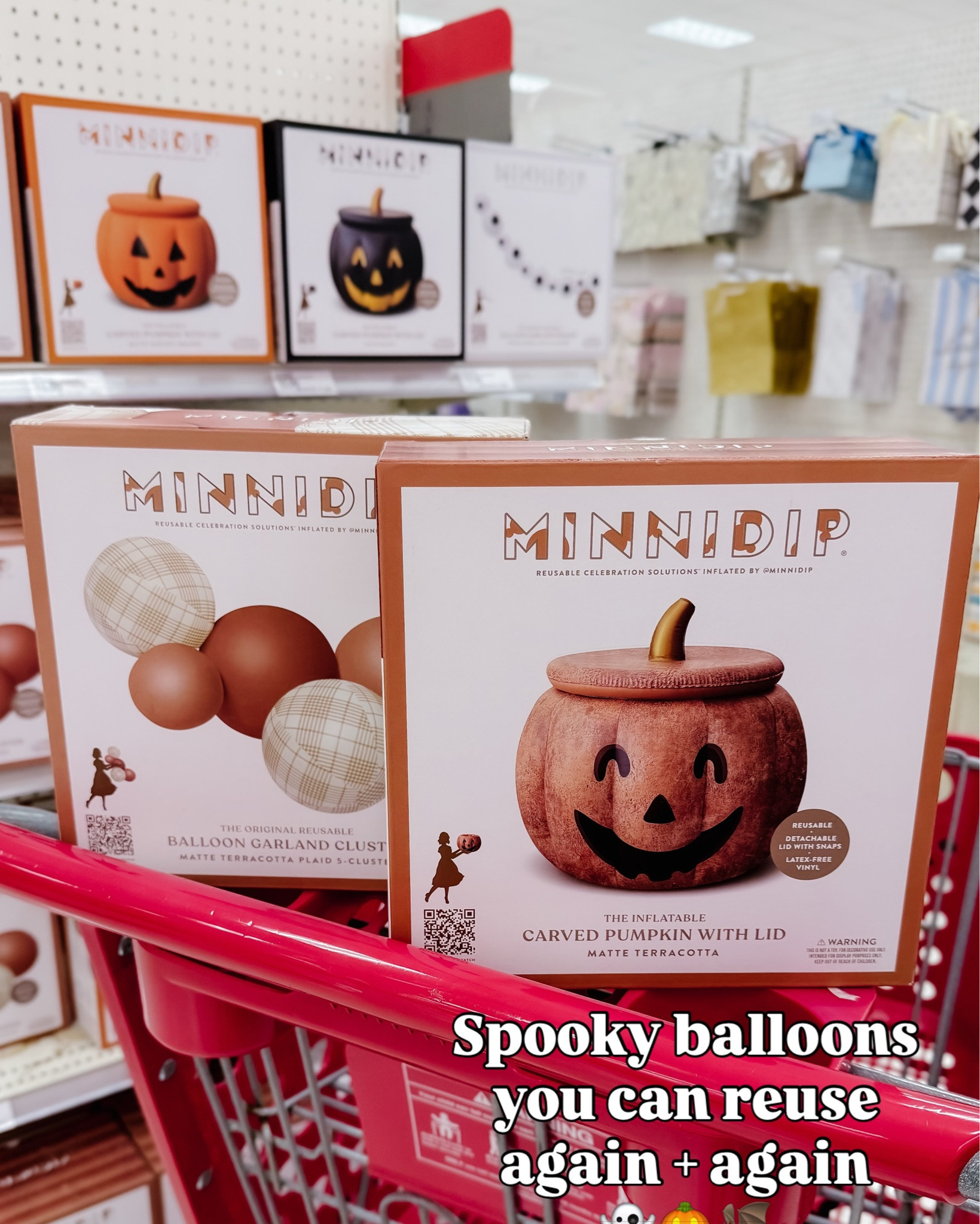 Spooky season decorating just got SO easy 👻🎈 These reusable balloon garlands are such a fun find, and you can bring them back out year after year!🧡
•
Target Finds, Halloween Party, Fall Party, Pumpkin Season, Reusable balloons, Minnidip, seasonal decor, Spooky season, #halloween2026 #targetfinds #halloweenpartyideas #falldecorations