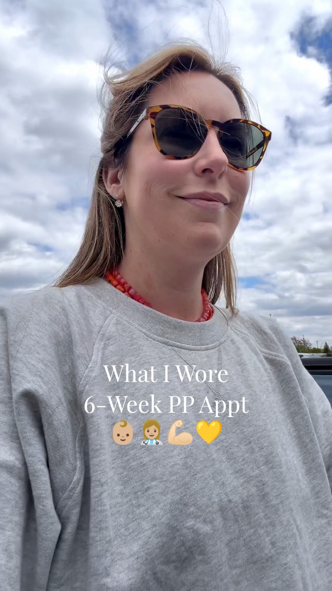 Obsessed with these easy gingham pants (bought the matching top too) and this sweatshirt is a staple! Starting to build a new wardrobe I can mix and match 🖤🩶

#LTKootd #LTKmomlife