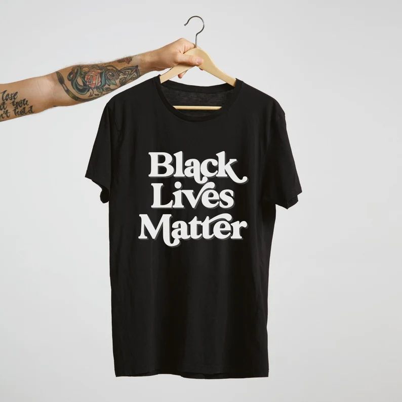 Black Lives Matter Unisex Graphic Tee | Social Justice T-shirt | Gifts for Activist & Allies | Si... | Etsy (US)