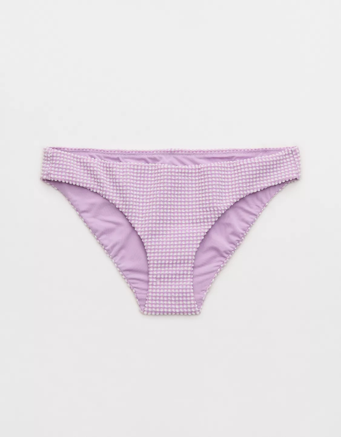 Aerie Seersucker Full Coverage Classic Bikini Bottom | Aerie